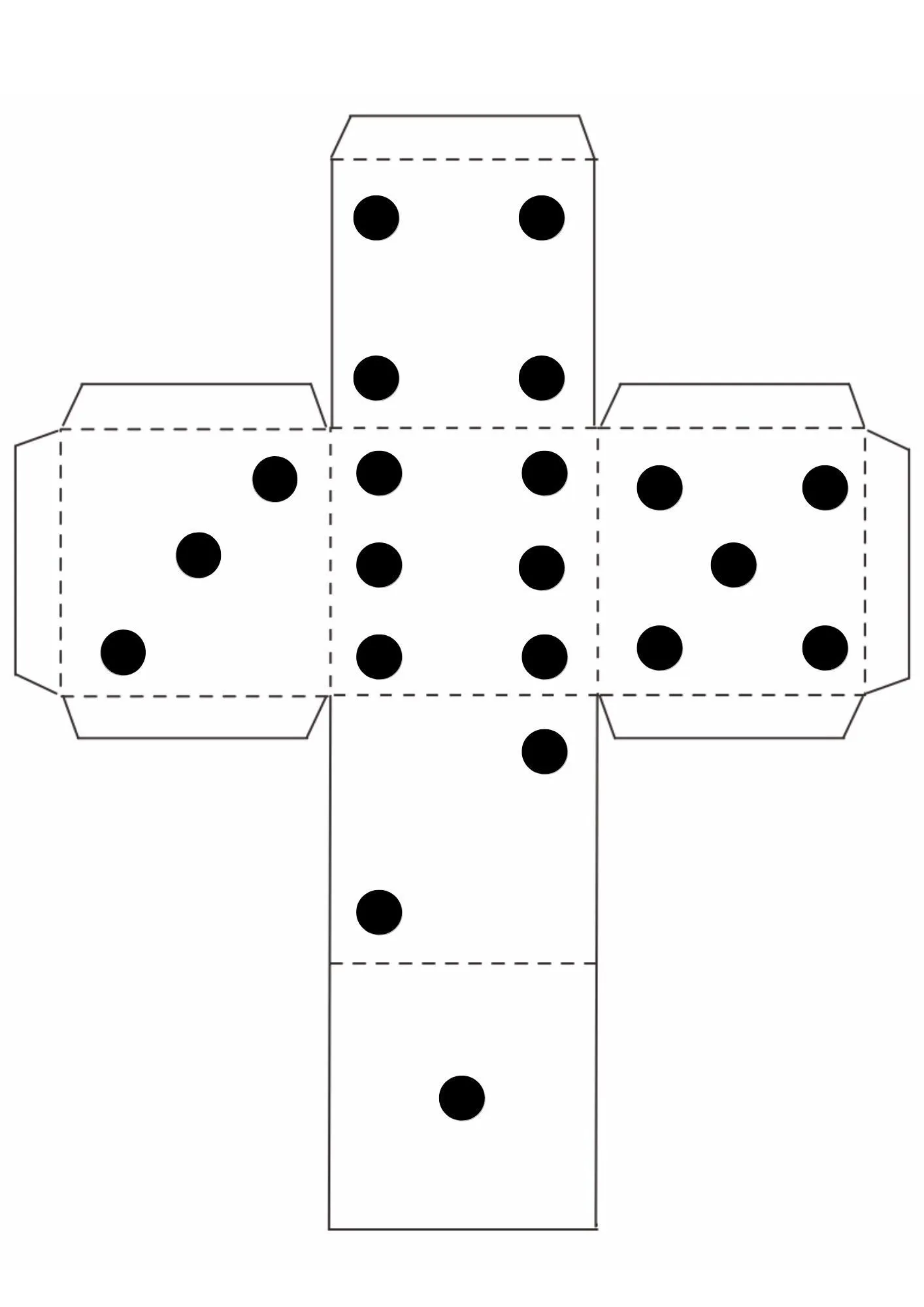 Como fazer dado de papel: 6 passos e moldes Como fazer dado de papel: 6 passos e moldes