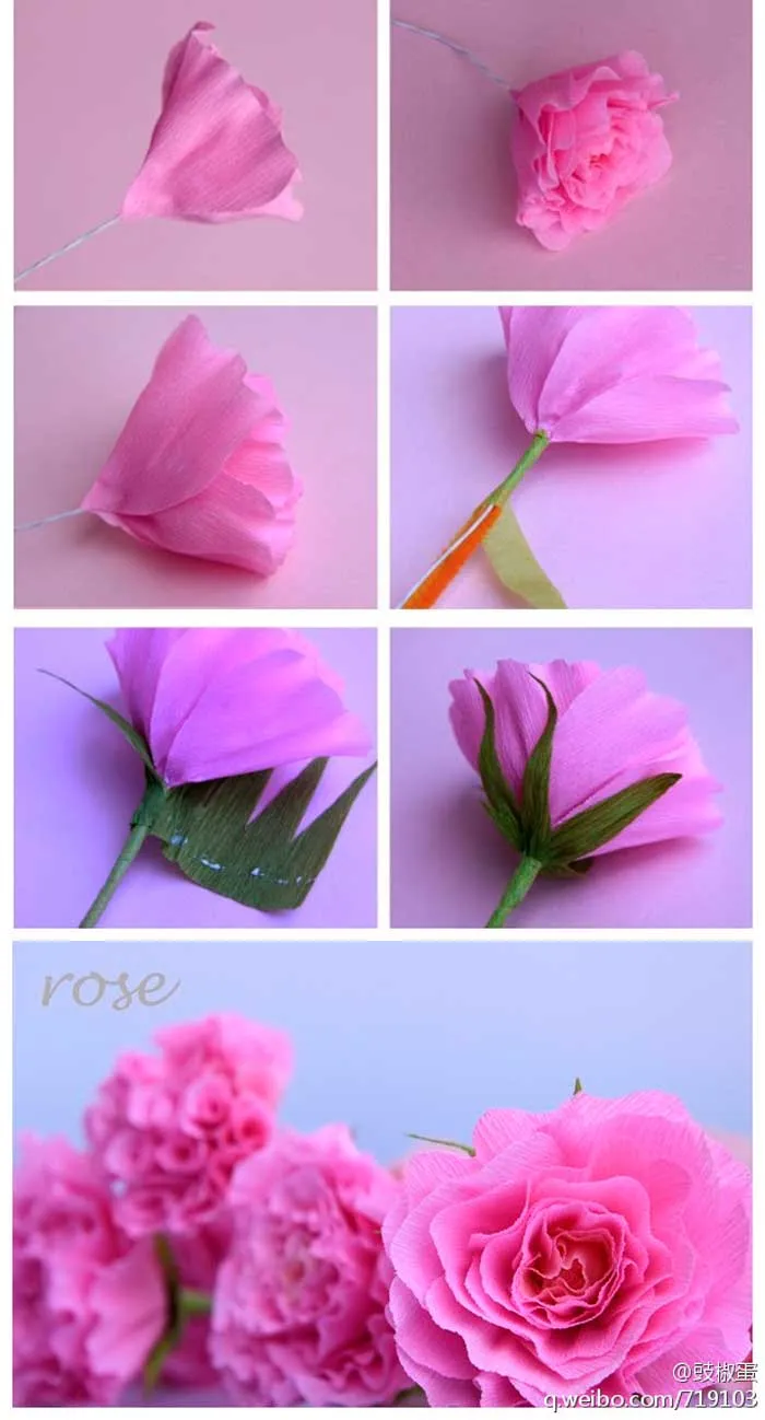 Como Fazer Rosa de Papel Crepom | Painel Criativo Como Fazer Rosa de Papel Crepom | Painel Criativo