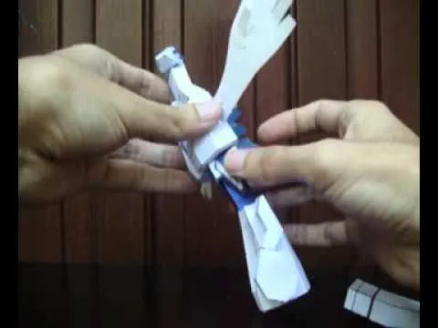 Como fazer um boneco de dobradura(parte 2) | Youtube
