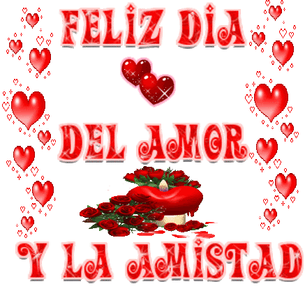 Feliz día del amor y la amistad - imagen animada | Imágenes y ... Feliz día del amor y la amistad - imagen animada | Imágenes y ...