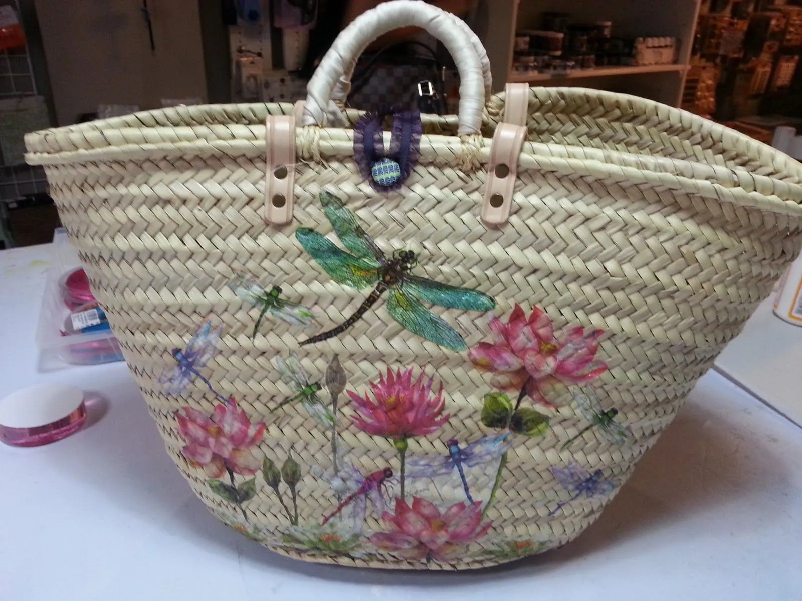 Nuevo fecha del taller "Capazo de mimbre+ decoupage" | Natural Scrap
