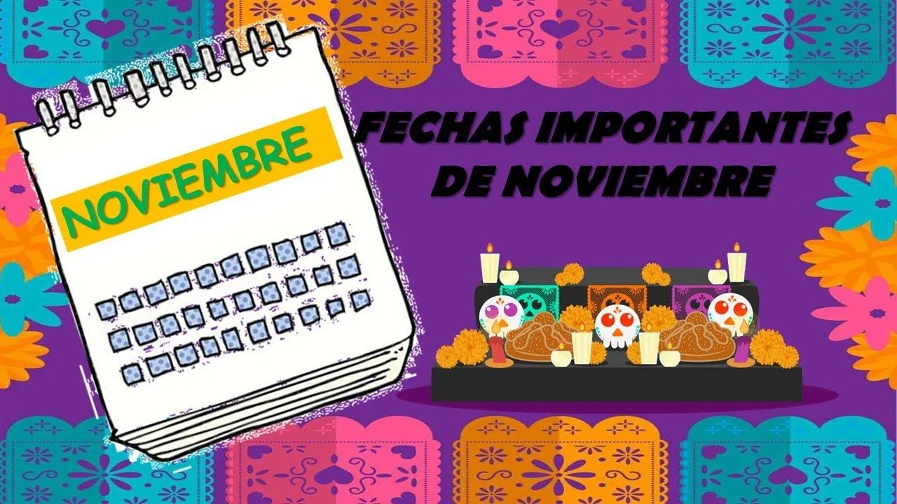 Fechas importantes de NOVIEMBRE / Profe Ángel - YouTube Fechas importantes de NOVIEMBRE / Profe Ángel - YouTube