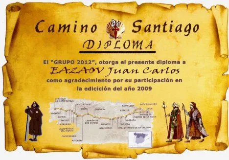 FEDI-EA - Diploma Camino de Santiago - Notícias de radioafición