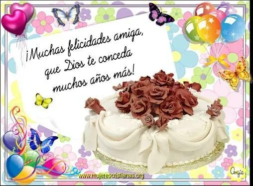 Felicidades amiga | CUMPLEAÑOS | Pinterest