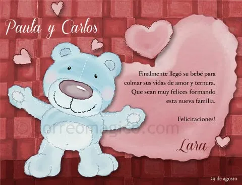 felicidades bebecarino - Tarjetas para imprimir GRATIS en tu casa ... felicidades bebecarino - Tarjetas para imprimir GRATIS en tu casa ...