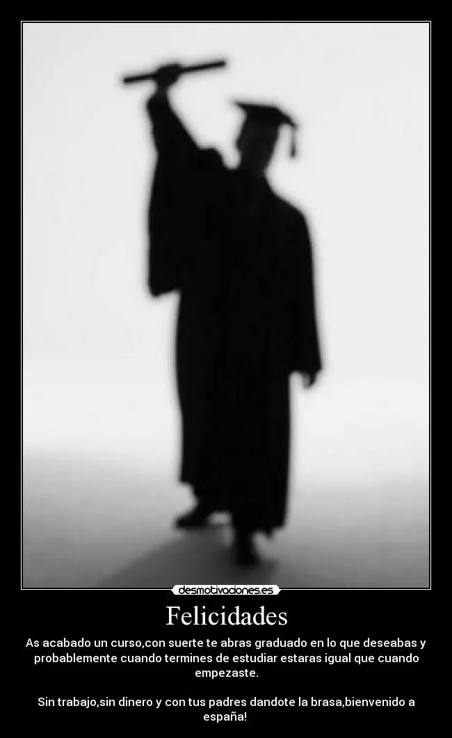 Felicidades | Desmotivaciones