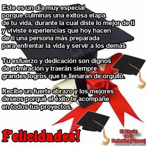 Felicidades por tu Graduacion! | grad | Pinterest