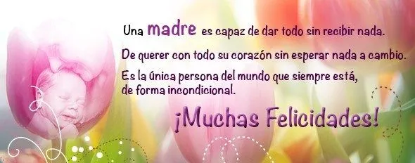 Mensaje de felicitación día de las madres. | IMCP