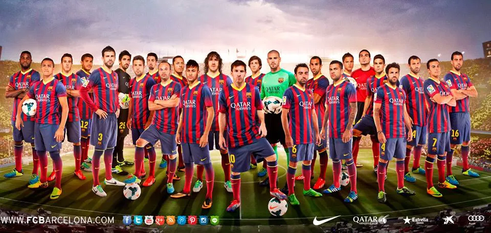 Felicitación de Año Nuevo 2014 del F.C. Barcelona | Pepitu