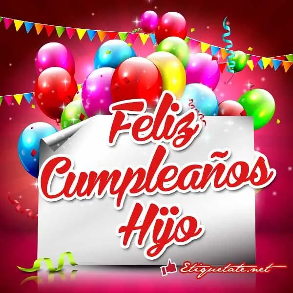 Felicitacion de cumpleaños para mi Hijo con imagen linda | Flickr ... Felicitacion de cumpleaños para mi Hijo con imagen linda | Flickr ...