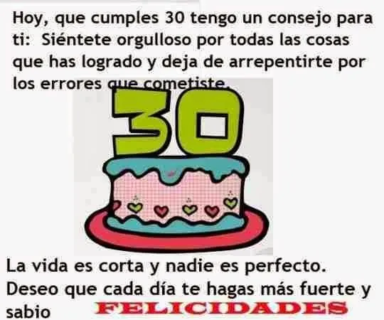Felicitaciones para 30º cumpleaños ~ Frases de cumpleaños Felicitaciones para 30º cumpleaños ~ Frases de cumpleaños