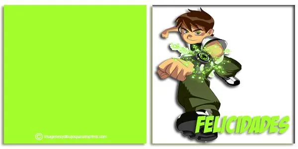 Felicitaciones cumpleaños ben 10 para imprimir-Imagenes y dibujos ... Felicitaciones cumpleaños ben 10 para imprimir-Imagenes y dibujos ...