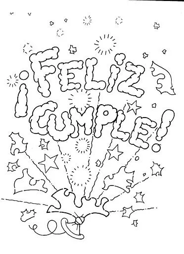 Tarjeta de cumpleaños para colorear e imprimir - Imagui Tarjeta de cumpleaños para colorear e imprimir - Imagui