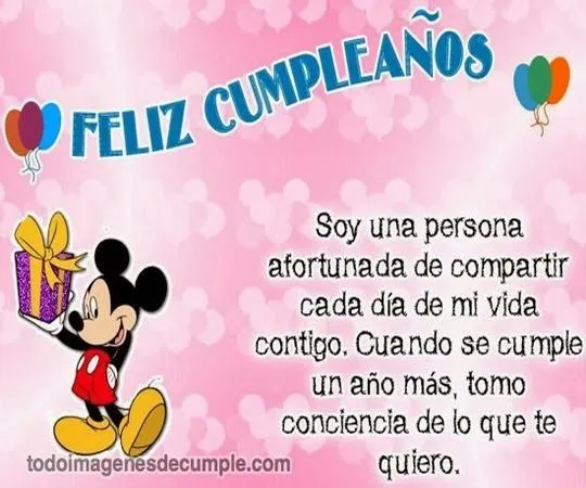 Felicitaciones de cumpleaños para esposo ~ Frases de cumpleaños