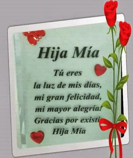 Felicitaciones de cumpleaños para una hija ~ Frases de cumpleaños Felicitaciones de cumpleaños para una hija ~ Frases de cumpleaños
