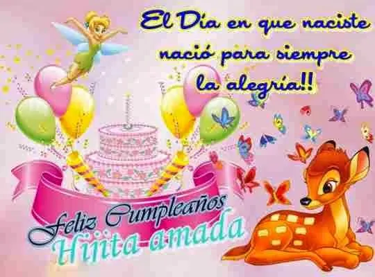 Felicitaciones de cumpleaños para niñas ~ Frases de cumpleaños