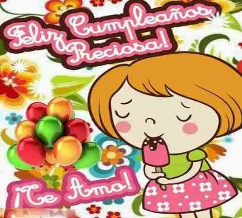 Felicitaciones de cumpleaños para niñas ~ Frases de cumpleaños