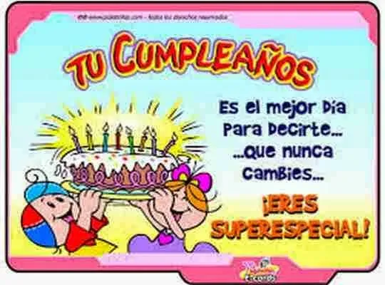 Felicitaciones de cumpleaños originales ~ Frases de cumpleaños