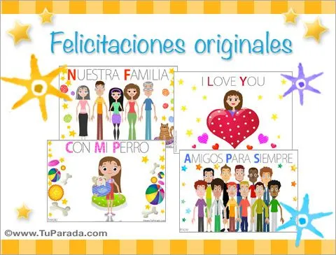 Felicitaciones originales, felicitaciones, postales de ... Felicitaciones originales, felicitaciones, postales de ...