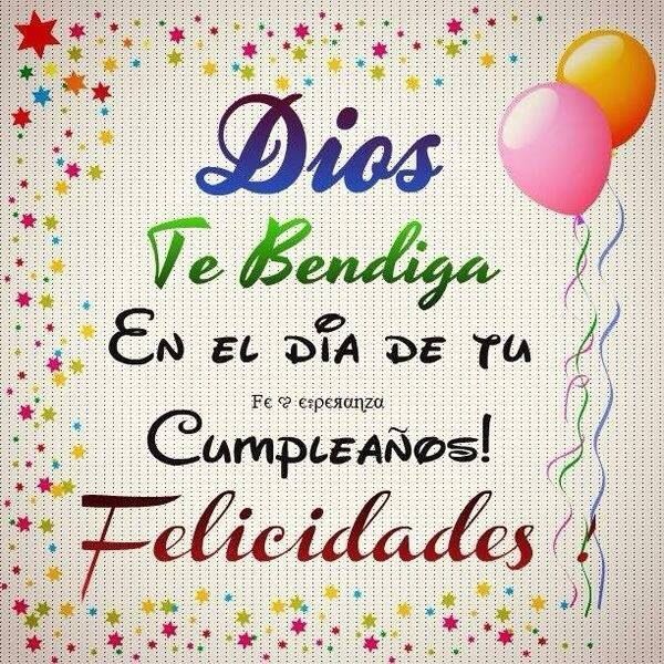 Dios te bendiga | targetas de cumple | Pinterest | Dios