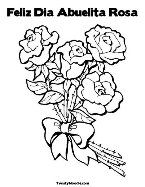 Feliz Dia Abuelita Rosa Coloring Page from TwistyNoodle.com | My ... Feliz Dia Abuelita Rosa Coloring Page from TwistyNoodle.com | My ...