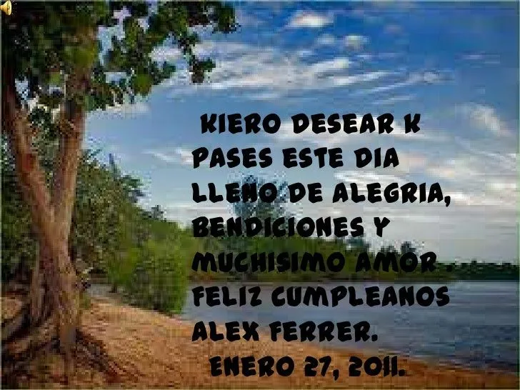 Feliz dia mi amor !!!