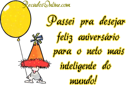 Feliz Aniversário Neto - Imagens, Mensagens e Frases para Facebook ...