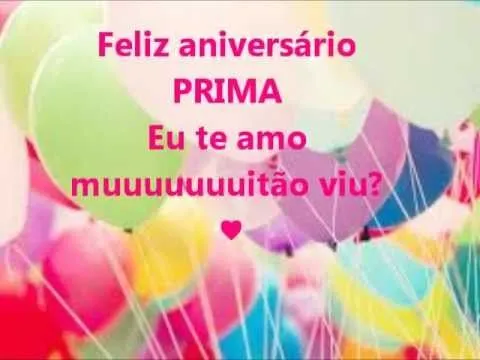 Feliz Aniversario Prima!