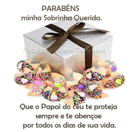 Feliz Aniversário Sobrinha - Imagens, Mensagens e Frases para Facebook