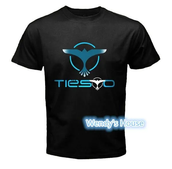 Feliz año nuevo DJ Tiesto Trance Music Logo sports T shirt hombres ... Feliz año nuevo DJ Tiesto Trance Music Logo sports T shirt hombres ...
