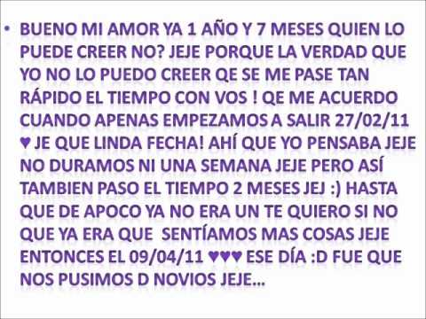 FELIZ 1 AÑO Y 7 MESES!!!!!!!! - YouTube