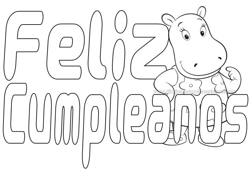 Feliz para colorear - Imageneitor