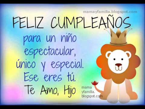 FELIZ CUMPEAÑOS MI ENORME NENE - YouTube