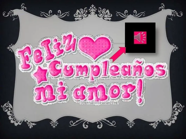 Feliz cumple mi bebe hermoso
