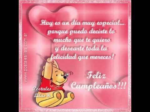 feliz cumple mi hermosa niña - YouTube