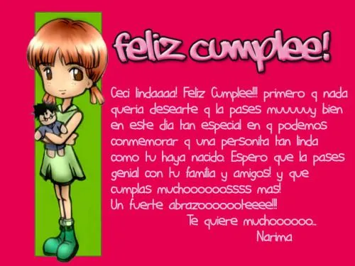Feliz cumple hija mia - Imagui
