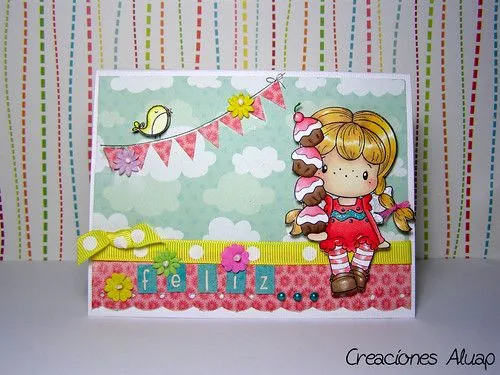 scrapbooking tarjeta cumpleaños papersmooches | facilisimo.com