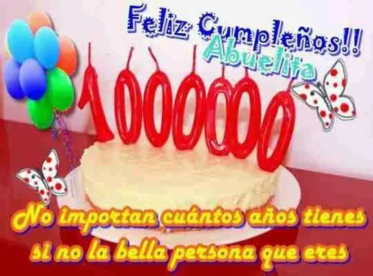 Feliz cumpleaños abuelita (Mensajes y Dedicatorias) ~ Frases de ...