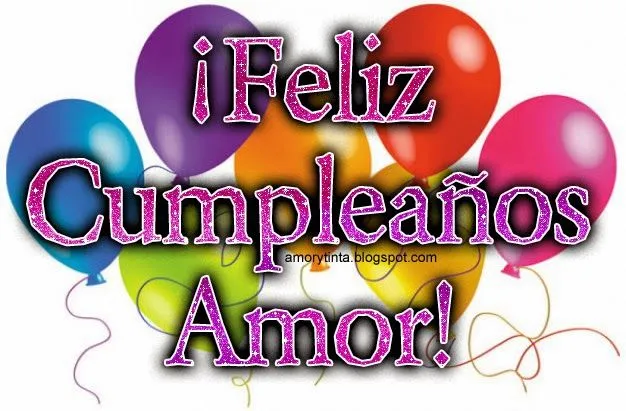 Feliz cumpleaños amor con movimiento para FaceBook - Imagui