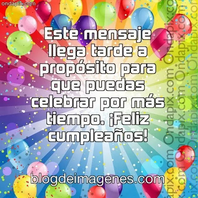 Gif animados de cumpleaños atrasados - Imagui