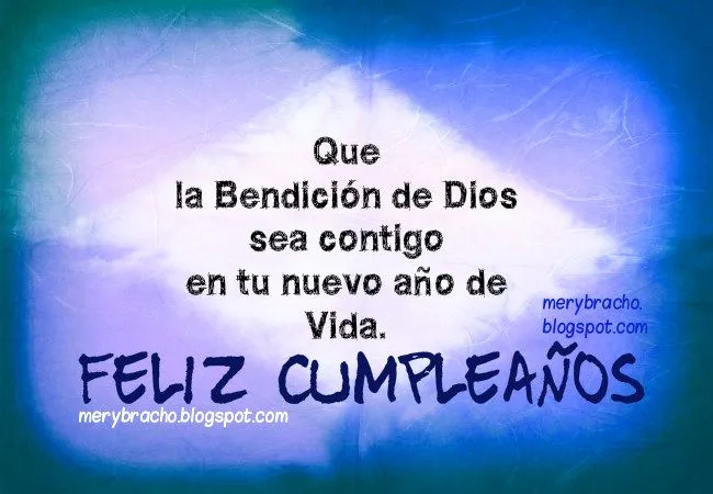 Feliz Cumpleaños y Bendición de Dios | Entre Poemas y Vivencias