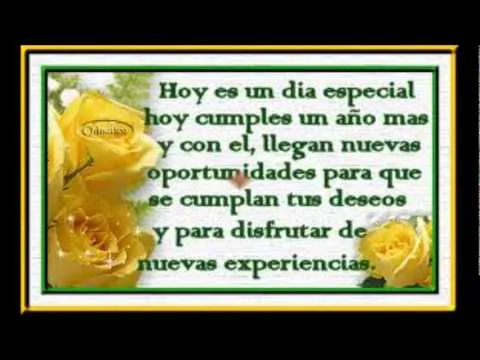 FELIZ CUMPLEANOS COMADRE,, TE QUIERO MUCHOOO - YouTube