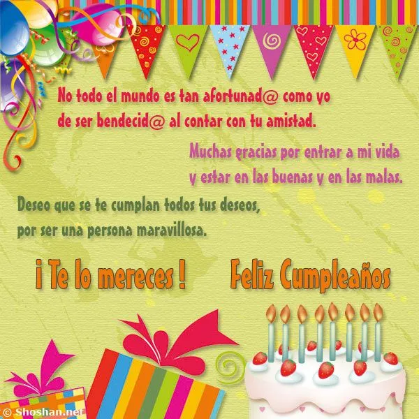 Imagenes para tu muro de Facebook: Feliz Cumpleaños