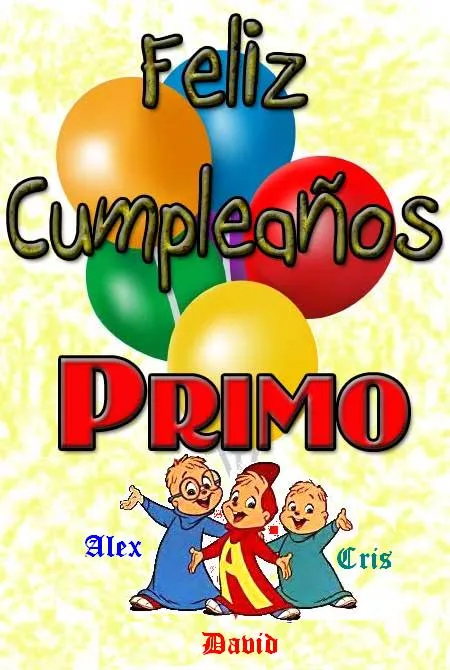 feliz cumpleaños David Cazar