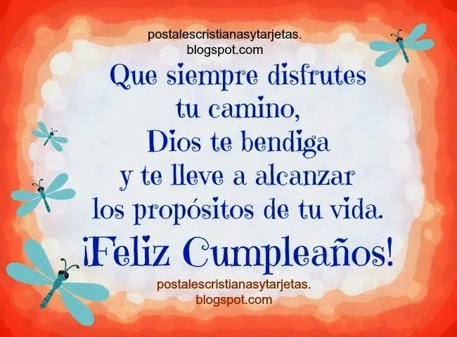 Feliz Cumpleaños. Disfruta de la vida | Postales Cristianas y Tarjetas Feliz Cumpleaños. Disfruta de la vida | Postales Cristianas y Tarjetas