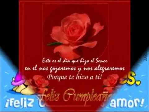 feliz cumpleanos para mi esposa bety - YouTube