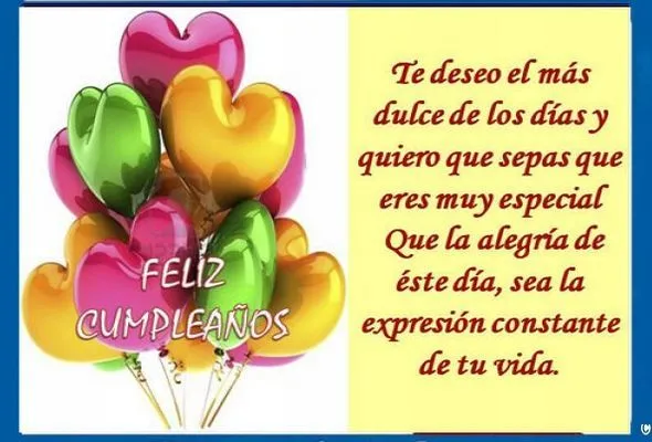 Feliz cumpleaños (mensajes cortos) ~ Frases de cumpleaños Feliz cumpleaños (mensajes cortos) ~ Frases de cumpleaños
