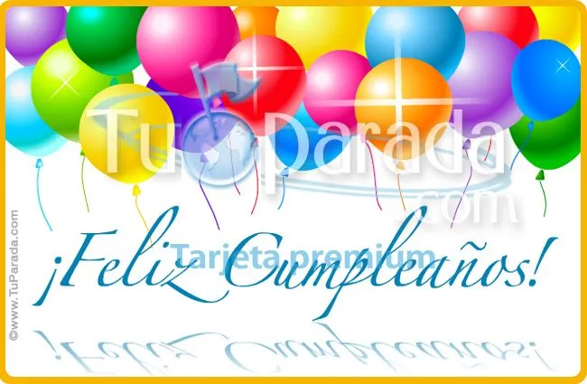 Feliz Cumpleaños con globos, Cumpleaños, tarjetas Feliz Cumpleaños con globos, Cumpleaños, tarjetas