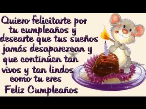 FELIZ CUMPLEAÑOS HERMANA - YouTube