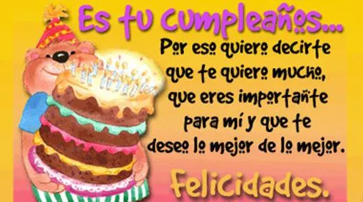 Feliz Cumpleaños Hermano - ツ Tarjetas y Postales para Desear un ...